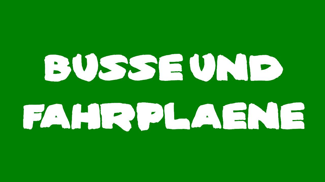 Busfahrpläne