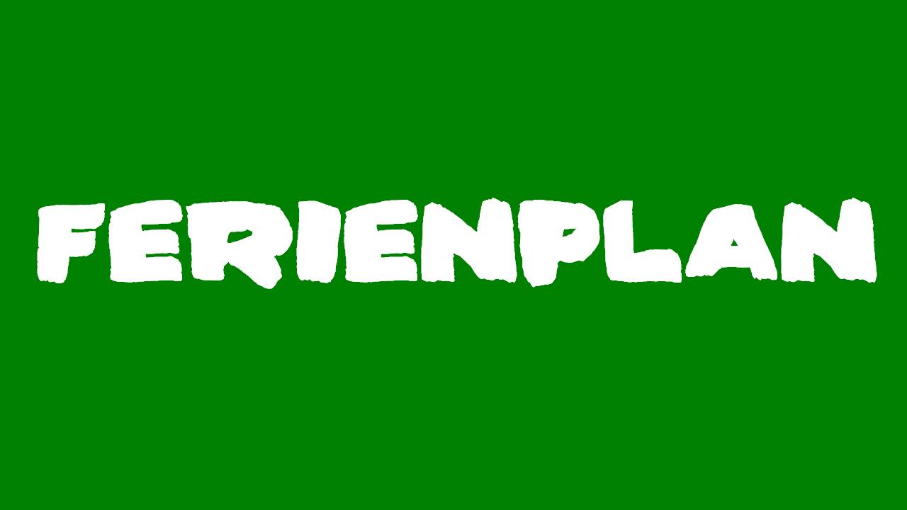 Ferienplan