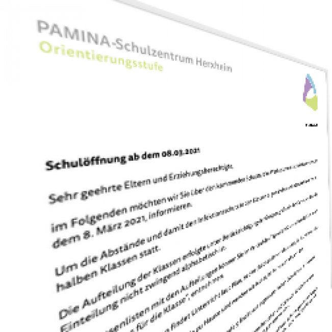 Detaillierte Informationen zur Schulöffnung