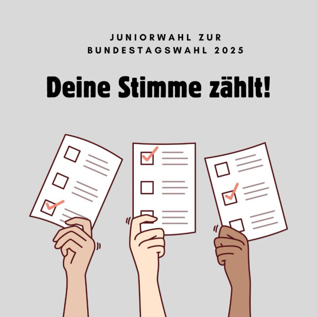 Juniorwahl zur Bundestagswahl 2025